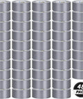 Bulk 48 Pack Silver Heavy Duty Go To Everyday Tough Duct Tape 2 Inch By 30 Yard Rolls Total 1440 Yards All Weather Waterproof