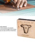 Bull Head Leather Cutting Die Knife For DIY Crafts And Leather Projects Wood Cross Cutting Tool 45 X 35 Mm For Cutting Leather Cardboard