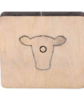 Bull Head Leather Cutting Die Knife For DIY Crafts And Leather Projects Wood Cross Cutting Tool 45 X 35 Mm by Natudeco