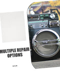 10 Pcs Bumper Repair Mesh Screen Durable Metal Wire For Efficient Welding And Car Bumper Patch Repair For Cracks DIY Auto Body Patch Kit For Quick Strong Welds shown with a mesh screen image.
