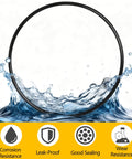 Five Pack Replacement 151122 O Rings For Big Blue Water Filter Housings Buna N Gaskets in water highlighting features