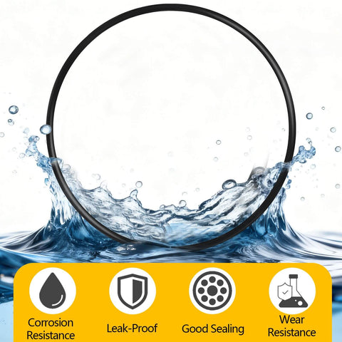 Five Pack Replacement 151122 O Rings For Big Blue Water Filter Housings Buna N Gaskets in water highlighting features