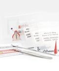 Three Handy Buna-N O Ring Seal Kit With Three Easy Sizes For Mini Dental Implants Replacement, Includes 001 Size 0.029 ID X 0.04 W, 002 Size 0.042 ID X 0.050 W, 003 Size 0.056 ID X 0.060 W, 36 O Rings Total in packages with tool and warning.