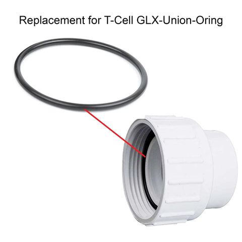 8-Pack Salt Cell O-Rings Buna N For Turbo Cell Union Replacement showing single O-ring and connector part