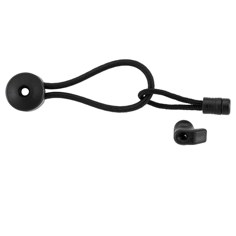 Pocket Door Holder With Bungee Cord And Pull Tab For RVs And Cabinets, nylon bungee, polyacetal base, versatile door stop and latch