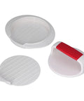 Burger Press Patty Maker Nonstick Mold for Sliders and Stuffed Burgers Heavy Duty ABS Plastic Easy Grill Tool components