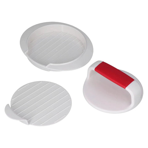 Burger Press Patty Maker Nonstick Mold for Sliders and Stuffed Burgers Heavy Duty ABS Plastic Easy Grill Tool components