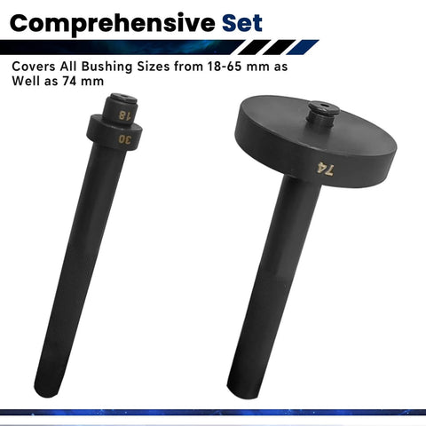 52 In 1 Bushing Driver Set And Bearing Press Tool Kit With Puller, Seal And Race Driver For Transmission Wheel Axle Bearings