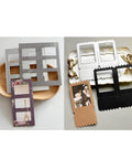2 Pack Dope Die Cuts For Card Making And Scrapbooking Postage Stamp Tags Frames Cutting Dies Metal Embossing Stencils Template Mould