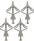Heavy Duty Drywall Anchor Kit With Screws For Hollow Walls And Plasterboard, Self Drilling Butterfly Expansion Plugs, front view