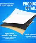 Layered diagram showing Pond Liner Seam Tape 3 Inch By 50 Foot Ultra Strong Double Sided Butyl Adhesive composition with details