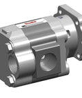 Side view of Buzile Gear Pump Motor BGM51A846BTYR22-25 Replacement P51A646BTYR22-25 PL25-2BPBB, showing ports and flange.