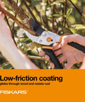 Bypass Pruning Shears With Five Eighth Inch Cut Capacity And Rust Resistant Steel Blade For Delicate Stem Pruning