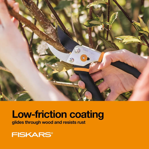 Bypass Pruning Shears With Five Eighth Inch Cut Capacity And Rust Resistant Steel Blade For Delicate Stem Pruning