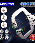 Heavy Duty C Clamp Locking Pliers Set With Swivel Pads And Rubber Soft Grips For Precise Welding And Woodworking Projects Includes 6 Inch 9 Inch 11 Inch And 14 Inch Pliers Carbon Steel Construction Ideal DIY Clamp Tools By KARRYTON.