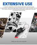 Ultimate 211 Piece C Clip External Retaining Ring Set In 304 Stainless Steel From 4mm To 28mm With 21 Sizes And Included Tweezer By Glarks