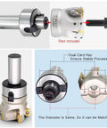 C20 Straight Shank End Mill Holder And FMB22 Arbor Adaptor For CNC Milling Machines High Precision Tool Holder Pro Grade