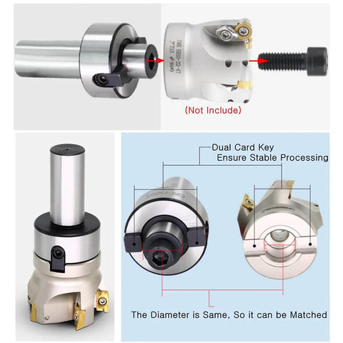C20 Straight Shank End Mill Holder And FMB22 Arbor Adaptor For CNC Milling Machines High Precision Tool Holder Pro Grade