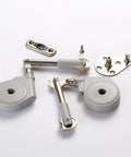 Drop Down Short Cabinet Door Gas Strut Hydraulic Gas Spring Heavy Duty Support Rod components displayed on white surface