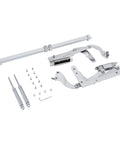 Cabinet Door Hinges, Folding Lift up Top Table Vertical Swing Lift Up Stay, Silent Pneumatic Arm Kitchen Mechanism Hinges set