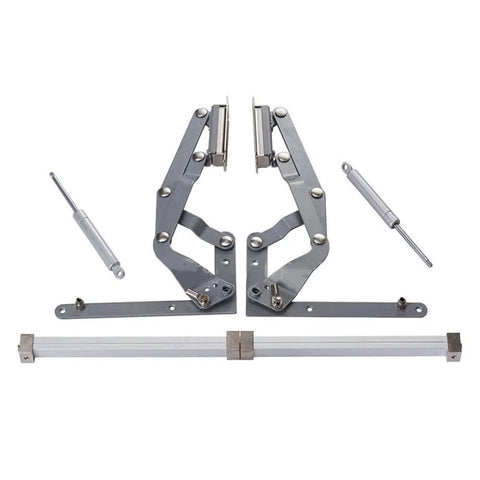 Cabinet Door Hinges, Lift Up Mechanism Support Vertical Swing Lifting Stay Strut Hydraulic Cylinder set for kitchen cabinets