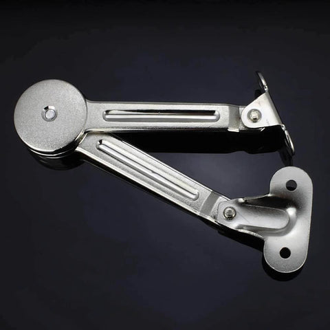2 Packs [Upgraded] Qrity Cabinet Cupborad Furniture Door Lift Stay Support Hinge Damper showcased alone on a black background