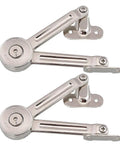 2 Packs [Upgraded] Qrity Cabinet Cupboard Furniture Door Lift Stay Support Hinge Damper, supports up to 20KG, stainless steel.
