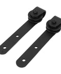 Silent Sliding Cabinet Door Rollers Kit Heavy Duty Carbon Steel Rail And Pulley System For Smooth Quiet Operation