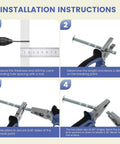Ten Pack Black 3 Inch Cabinet Handles Finger Pulls Edge Pulls For Cabinets And Drawers installation instructions step-by-step guide