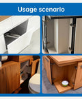 Usage scenario of Two Piece 180 Degree Parallel Opening Cabinet Hinges With Soft Close installed on various cabinets.