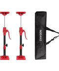 Cabinet Jack Support Pole,2-Pack 11-23 Inch Steel Adjustable Quick Support System Rod with carrying bag