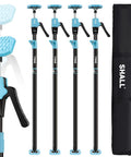 ✝️ Cabinet Jack Support Pole, 54-114 in Steel Telescopic Quick Support System Rod, Adjustable 3rd Hand Tool, 4 Pack with Storage Bag