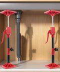 ✝️ Cabinet Jacks Support Pole for Installing Cabinets Steel 11.8" to 23.5" 3rd Hand System Steel 2Pack in cabinet view