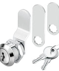 Enhance security with a 5/8 inch cabinet lock set featuring keyed alike keys, two included, durable zinc alloy construction