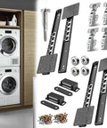Heavy Duty Cabinet Pocket Door Slide Hardware Set for Kitchen Pantry and Closet, 14 Inch Track, 4 Piece Pack, Supports Doors Up To 45 Lb 20 Kg