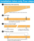 Steps for installing the 6 Pack Cabinet Pulls 96mm Brushed Red Copper Antique Finish Solid Zinc Alloy Drawer Handles for Cabinets and Dressers.
