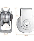 Cable Pulley Wheel Heavy Duty, Fixed Pulley Block, Bearing Inside, for Pulley System Gym Equipment, Lifting, Winch, Loading 1000lb 1Pack