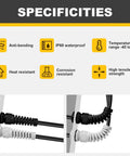Built To Last Cable Strain Relief Cord Connector Kit, Waterproof Gland Grips, showing specifications like anti-bending and IP68.