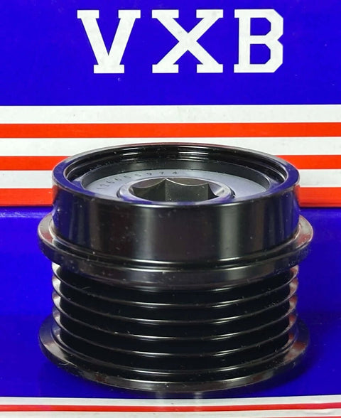 Front view of 126655974 Clutch Pulley Bearings FOR CADILLAC on a branded backdrop