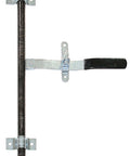 Cam action door lock kit with rugged cast steel cups and a sturdy 13 in handle delivers durable security for enclosed, cargo, and utility trailer doors, featuring corrosion resistant zinc coating and tubing not included