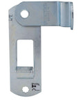 Front view of Cam Action Hasp Lock Mechanism For Enclosed Trailer Doors Latch Replacement Secure Locking System Made In USA
