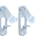 Cam Action Hasp Lock Assembly for Trailer Doors and Enclosed Car Hauler Latches in galvanized steel with keeper