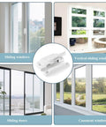 Ten-pack diecast window sash locks with cam action provide secure, easy-to-use latching for double hung and sliding windows; includes screws and keeper for added security on vertical and horizontal sashes in various window types.