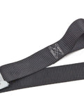 Close-up of Cam Buckle Tie Down Straps 2 Inch By 12 Foot With Latch Hooks For Motorcycle ATV Trailers And Truck Beds