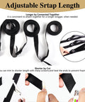 Five Pack Cam Buckle Tie Down Straps 1 Inch By 4 Foot Heavy Duty Lashing Straps showing adjustable strap length
