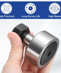 Cam Follower Track Runner Bearing CF20 KR52 PPX Chrome Steel Needle Roller Stud Type held in hand