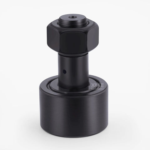 ✝️ XIKE 2 Pcs CF 1 1/2 SB Double Rubber Seals Cam Follower Bearings, black metal part shown