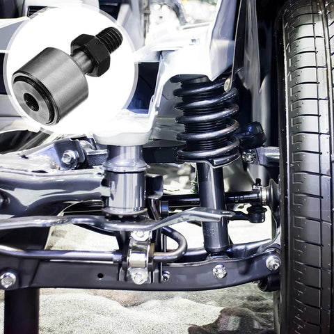 HiPicco Cam Follower Track Runner Bearings CF5/KR13 shown in vehicle suspension system, 13mm roller diameter, stud type for machine tools