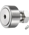 Cam Follower Track Runner Bearing CF20 KR52 304 stainless steel needle roller stud with M20 hex socket, shown with 52mm roller diameter