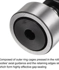 Close-up of Four Pack Cam Follower KR32 CF12-1 Needle Roller Bearing With M12x1.5 Thread, showing 32mm roller diameter.